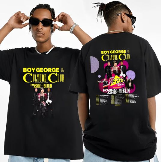 Discover Howard Jones 2023 Tour Shirt, Boy George Fan Shirt, Boy George With Culture Club