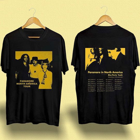 Discover Paramore Shirt, Paramore American Tour 2023 T-Shirt