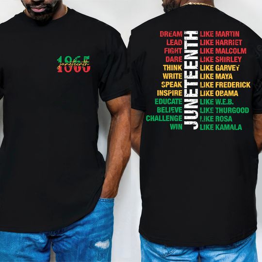 Discover Juneteenth Shirt, Dream Like Martin T-Shirt, Fight Like Malcolm Shirt