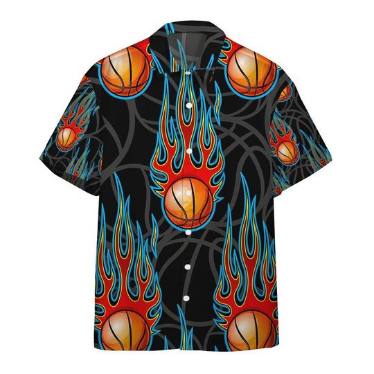 Discover Basketball Hawaiian Shirt, Sports Lover Shirt, Basketball Aloha Shirt