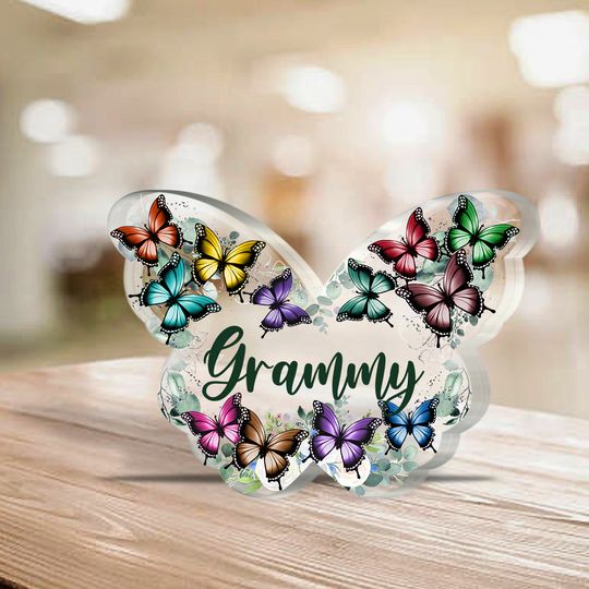 Discover Grandma - Personalized Mother's Day Grandma Custom Shaped Acrylic Plaque