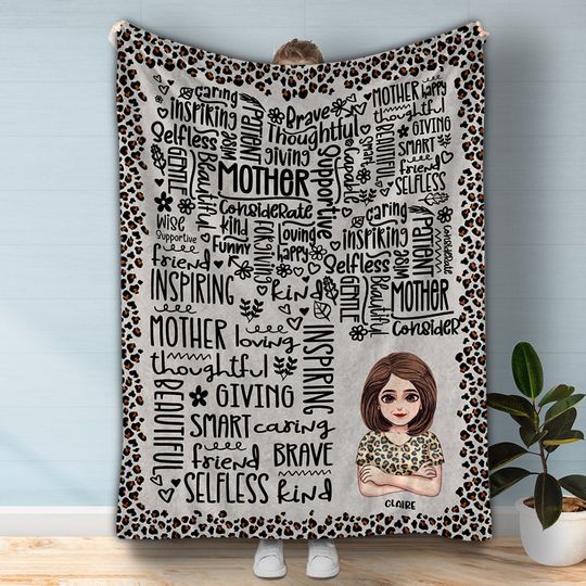 Discover Mom You Are Beautiful - Personalized Mother's Day Mother Blanket