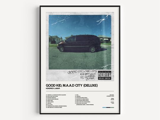 Discover Good Kid, M.A.A.D City, Kendrick Lamar Poster