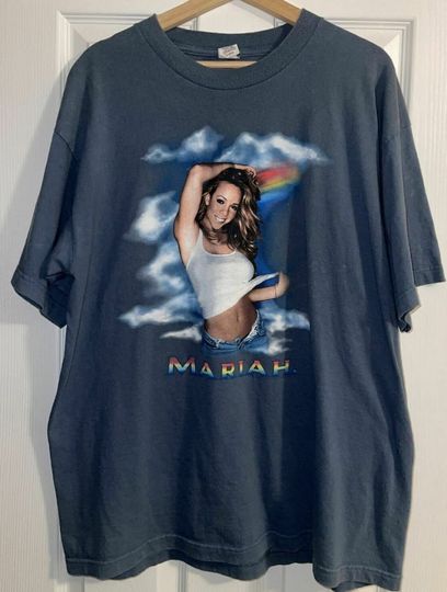 Discover Vintage Mariah Carey 2000 Rainbow Tour T-Shirt