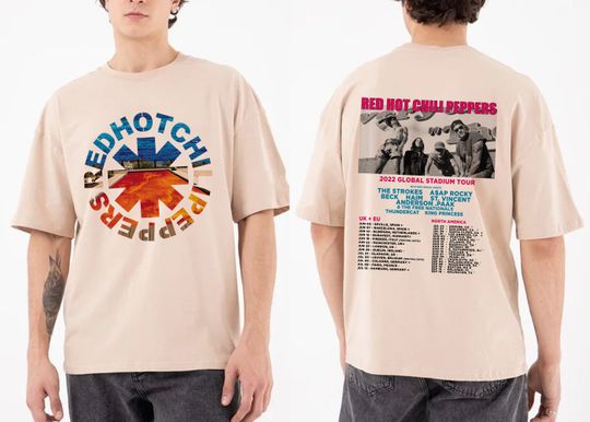 Discover Red Hot Chili Peppers 2023 Tour T-Shirt, Red Hot Chili Peppers Shirt, 2023 Tour