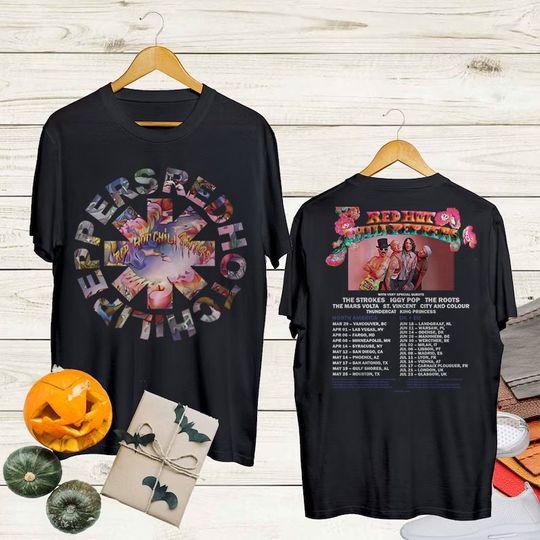 Discover Red Hot Chili Peppers 2023 Tour T-Shirt