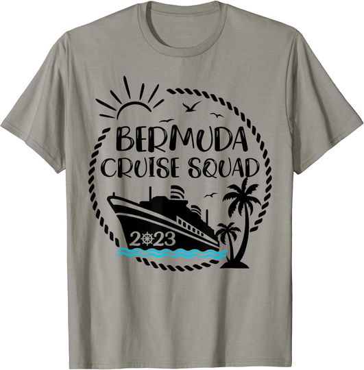 Discover Cruise Squad 2023 Bermuda Cruising Together Squad Matching T-Shirt
