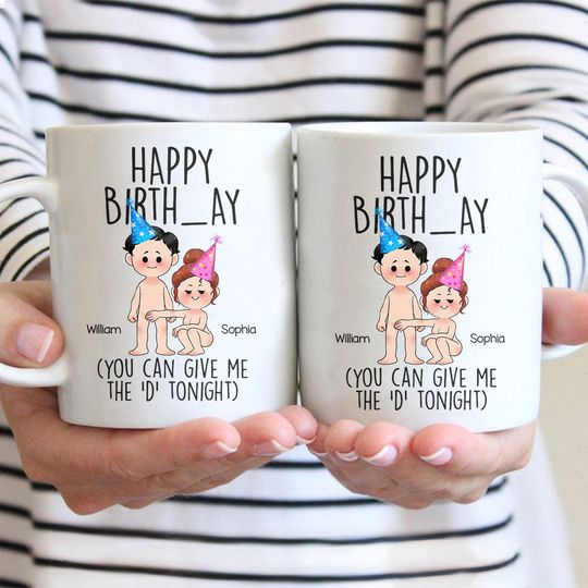 Discover Happy Birthday - Personalized Couple Mug