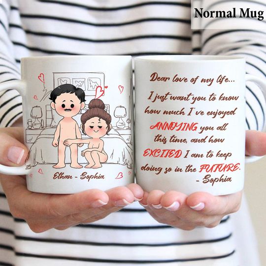 Discover Dear Love Of My Life - Personalized Couple Mug