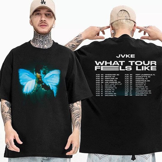 Discover JVKE Vintage Tour Shirt - What Feels Like