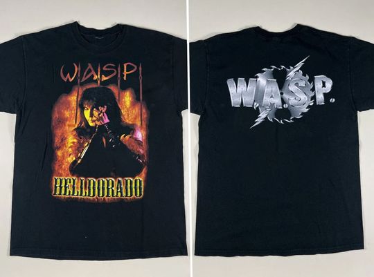 Discover 90s WASP Helldorado Tour T-Shirt, Vintage WASP Shirt