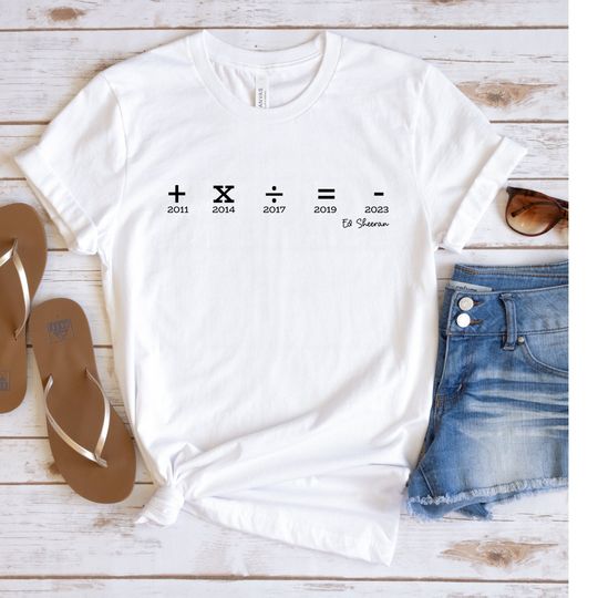 Discover Ed Sheeran Perfect Mathematics T-Shirt