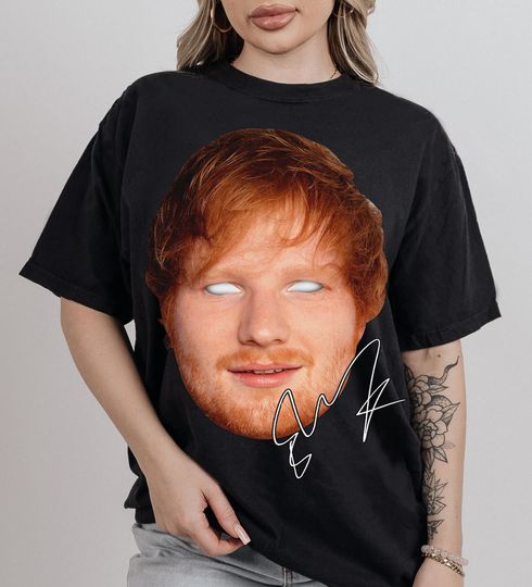 Discover Ed Shee Big Face Rap Tee Shirt
