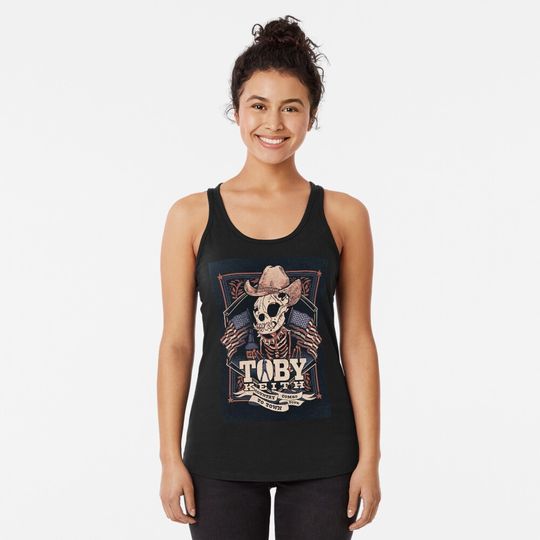 Discover New Toby Keith Country Comes to Town Tour  Racerback Tank Top