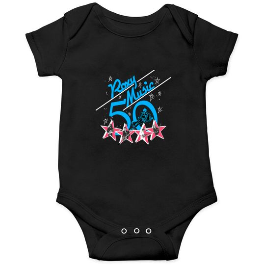 Discover selling roxy music rock band art tour logo Onesies