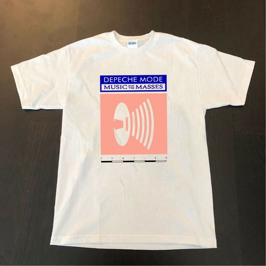 Discover Depeche Mode 1988 Music For The Masses White Tshirt