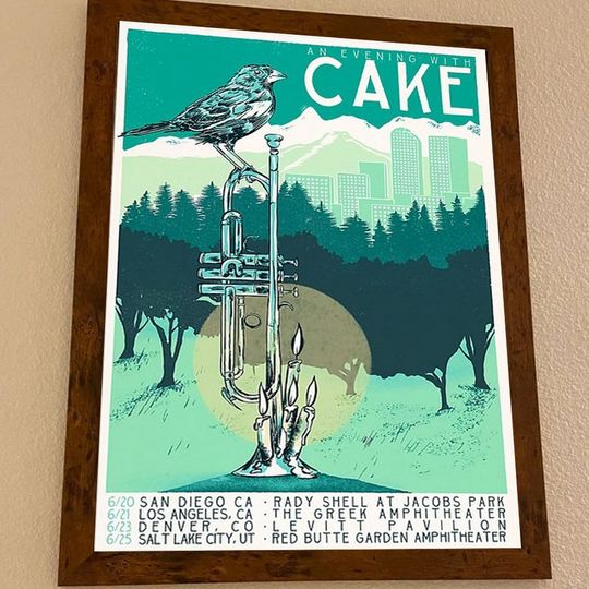 Discover The Band Cake Tour 2023 Poster