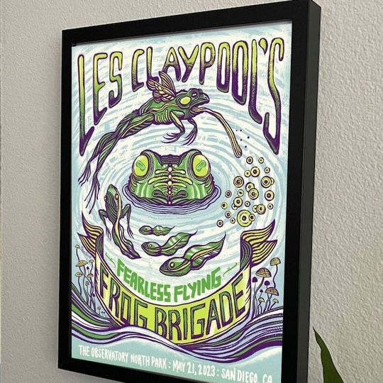 Discover Les Claypools Fearless Flying Frog May 21 2023 Poster,Tour Poster