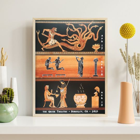 Discover Phish Greek Theatre 2023 Phan Art Poster
