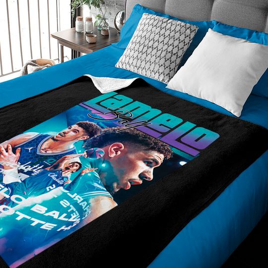 Discover LaMelo Ball Vintage Baby Blankets V1, LaMelo Ball Baby Blankets, Vintage V4 Graphic Baby Blankets Basketball Unisex Gift Baby Blankets