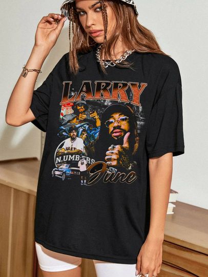 Discover Larry June Unisex Shirt larry june,larry june shirt,good job larry,orange tshirt