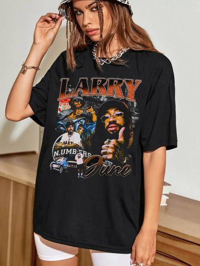 Discover Larry June Unisex Shirt larry june,larry june shirt,good job larry,orange tshirt