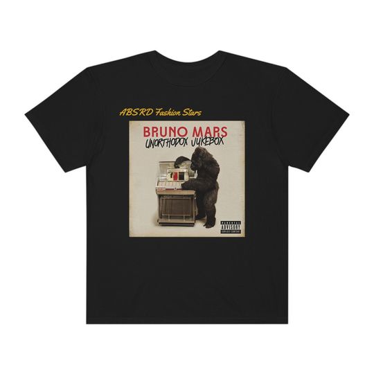 Discover Unorthodox Jukebox Bruno Mars T-Shirt/ ABSRD Fashion Stars
