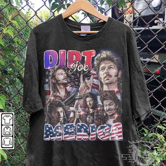 Discover Joe Dirt Merica Movie Shirt, David Spade Vintage 90s Y2K Sweatshirt, Joe Dirt 4th Of July Gift For Fan
