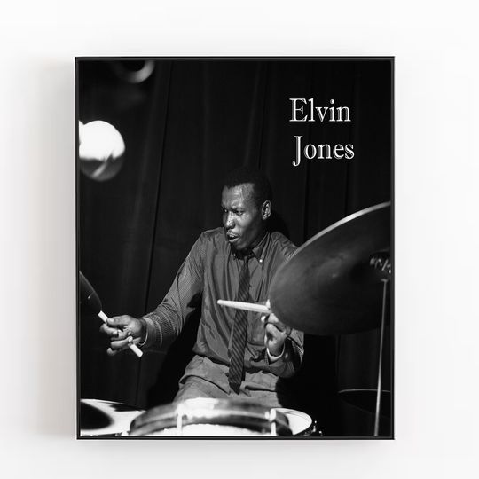 Discover Elvin Jones Premium Matte Vertical Poster