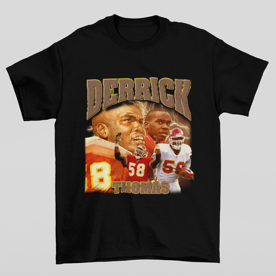 Discover Derrick Thomas Vintage Unisex Shirt, Vintage Derrick Thomas TShirt Gift