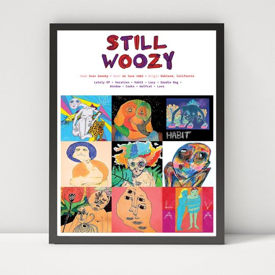 Discover Still Woozy Music Album Premium Matte Vertical Posters