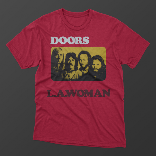 Discover Vintage The door LA Woman Winterland red tee shirt