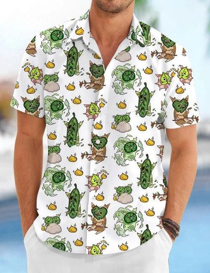 Discover The Legend Of Zelda Koroks Hawaiian Shirt, Korok Hawaiian, Zelda Plant Shirt