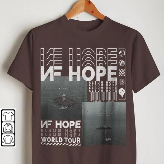Discover NF Rap Shirt, Hiphop Vintage Merch NF Hope Tour 2023 T-shirt