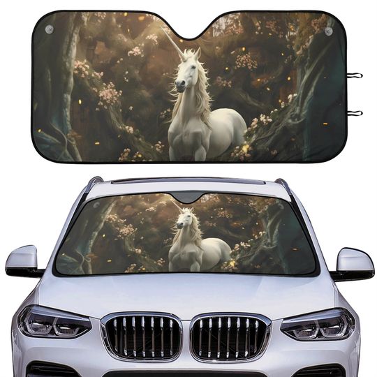 Discover Unicorn Sun Shade Car Auto Sun Shade