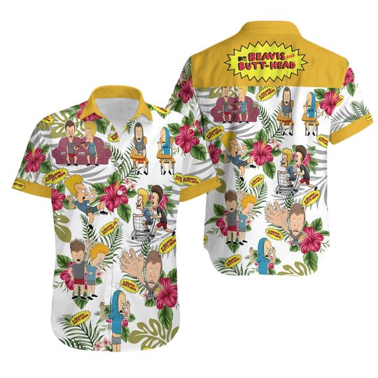 Discover Beavis And Butt Head Hawaiian Shirt, Hawaiian shirt, summer beach shirt