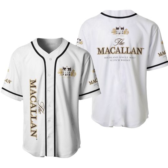 Discover Macallan Whiskey Baseball Jersey T Shirt, Beer Lovers Shirt