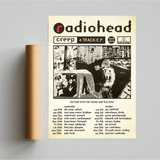 Discover Radiohead Concert Poster