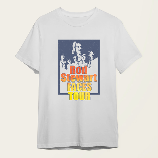 Discover vintage 1975 Rod Stewart Faces Tour Shirt