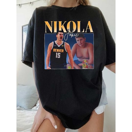 Discover Nikola Jokic Funny Vintage Shirt, Nikola Jokic Shirt, Nikola Jokic Meme T-Shirt
