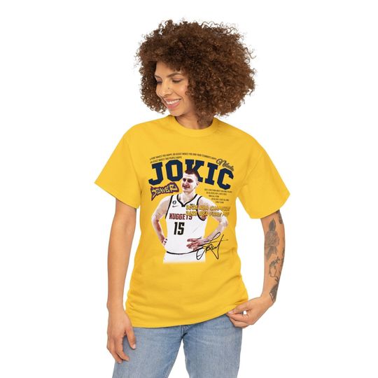 Discover Nikola Jokic Shirt Denver Basketball T-Shirt