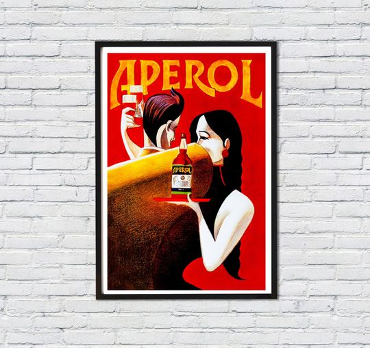 Discover Aperol Liqueur Vintage Food&Drink Poster