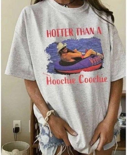 Discover Alan Jackson Tour Shirt, Vintage Hotter Than A Hoochie Coochie Chattahoochee Alan Tee