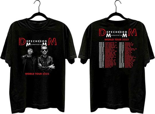 Discover Depeche Mode Memento Mori World Tour 2023 T-Shirt