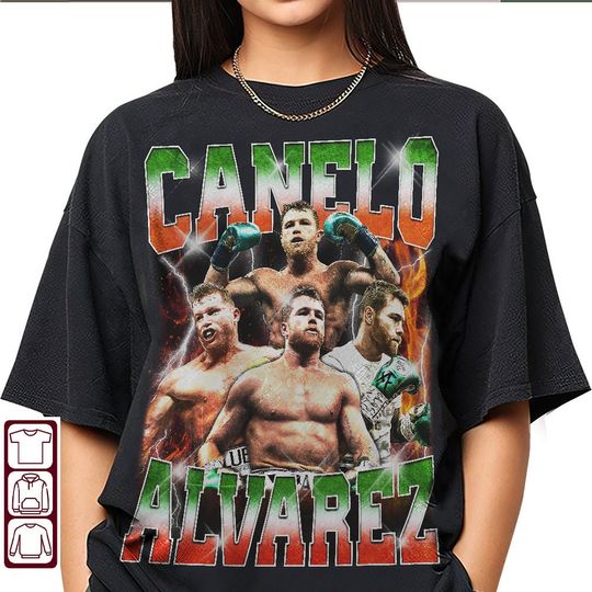 Discover Canelo Alvarez 90s Vintage, Canelo Alvarez Bootleg Shirt