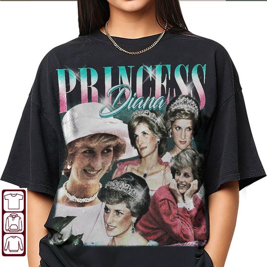Discover Princess Diana 90s Vintage Shirt, Princess Diana Shirt