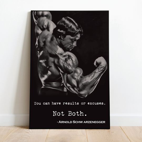 Discover Arnold Schwarzenegger Bodybuilding Poster