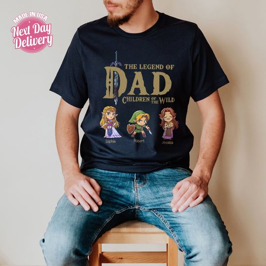 Discover Dad The Legend Of Dad Shirt, Zelda Korok Shirt,