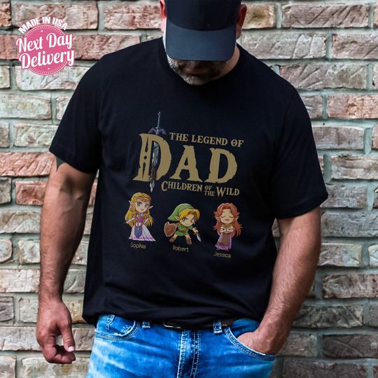 Discover Dad The Legend Of Dad Shirt, Zelda Korok Shirt,