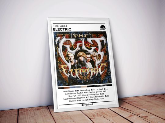 Discover The Cult Poster | Electric Poster, Album Poster